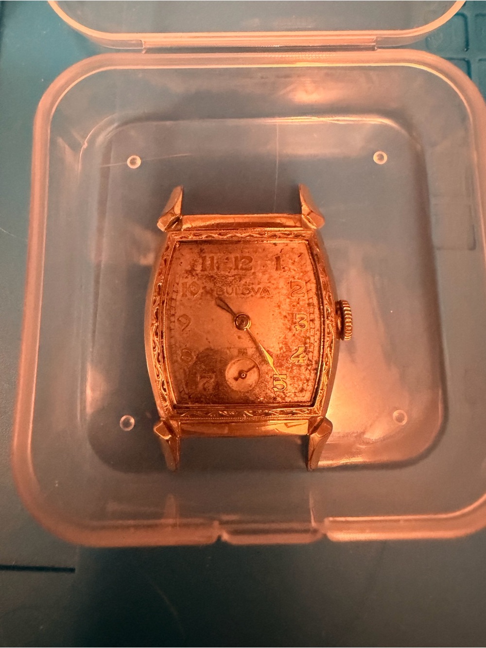 Bulova Gold-Tone Vintage Watch  - Gold